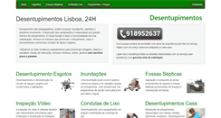 Desktop Screenshot of desentupimentos.com